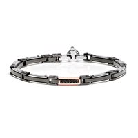 Bracciale Baraka Uomo in Oro Diamante Black 0.09 Ct BR251111RODN190011 - BR251111RODN190011